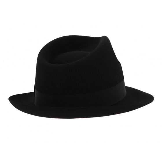 Bogart fur felt fedora hat - Guerra 1855 Bogart fur felt fedora hat - Guerra 1855