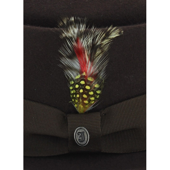 Chapeau Pork Pie Walworth Marron - Jaxon