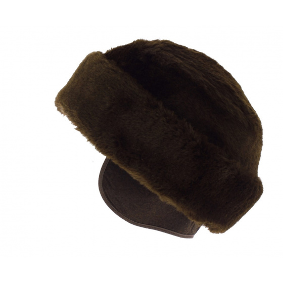 Toque homme fausse fourrure