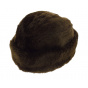 Toque homme fausse fourrure