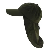 Saharan Cap Rosholt - Army Green Reference: 6351 | Traclet Hat Shop