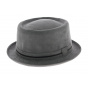 Gray Porkpie Hat - Aussie Apparel