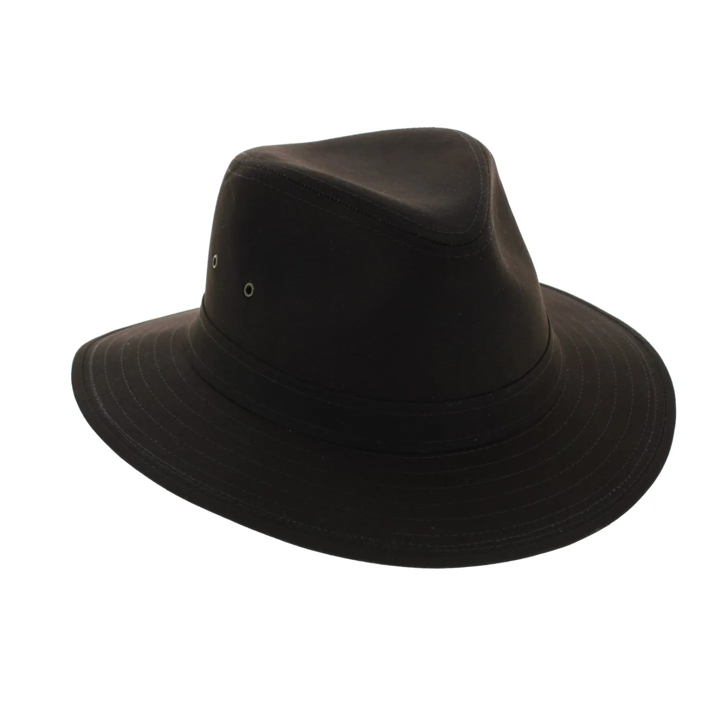 Chapeau Traveller Wrangler Coton Huilé - Jacaru Reference : 1979 | Chapellerie Traclet