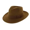Camel Rabbit Fur Felt Fedora Hat - Traclet Reference: 6389 | Traclet Hatmakers