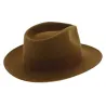 Camel Rabbit Fur Felt Fedora Hat - Traclet Reference: 6389 | Traclet Hatmakers