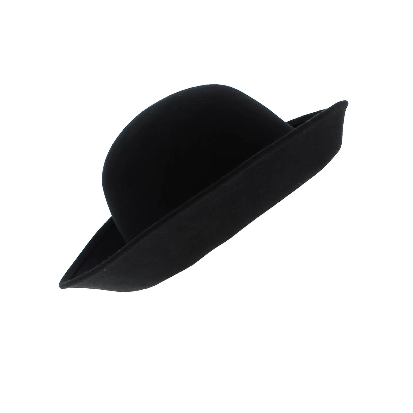 Chapeau Cloche Multi-Formes Feutre laine Noir - Scala Reference : 6391 | Chapellerie Traclet