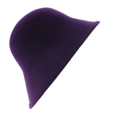 Multi-Shape Bell Hat Wool Felt Plum - Scala Reference: 6394 | Traclet Hat Shop