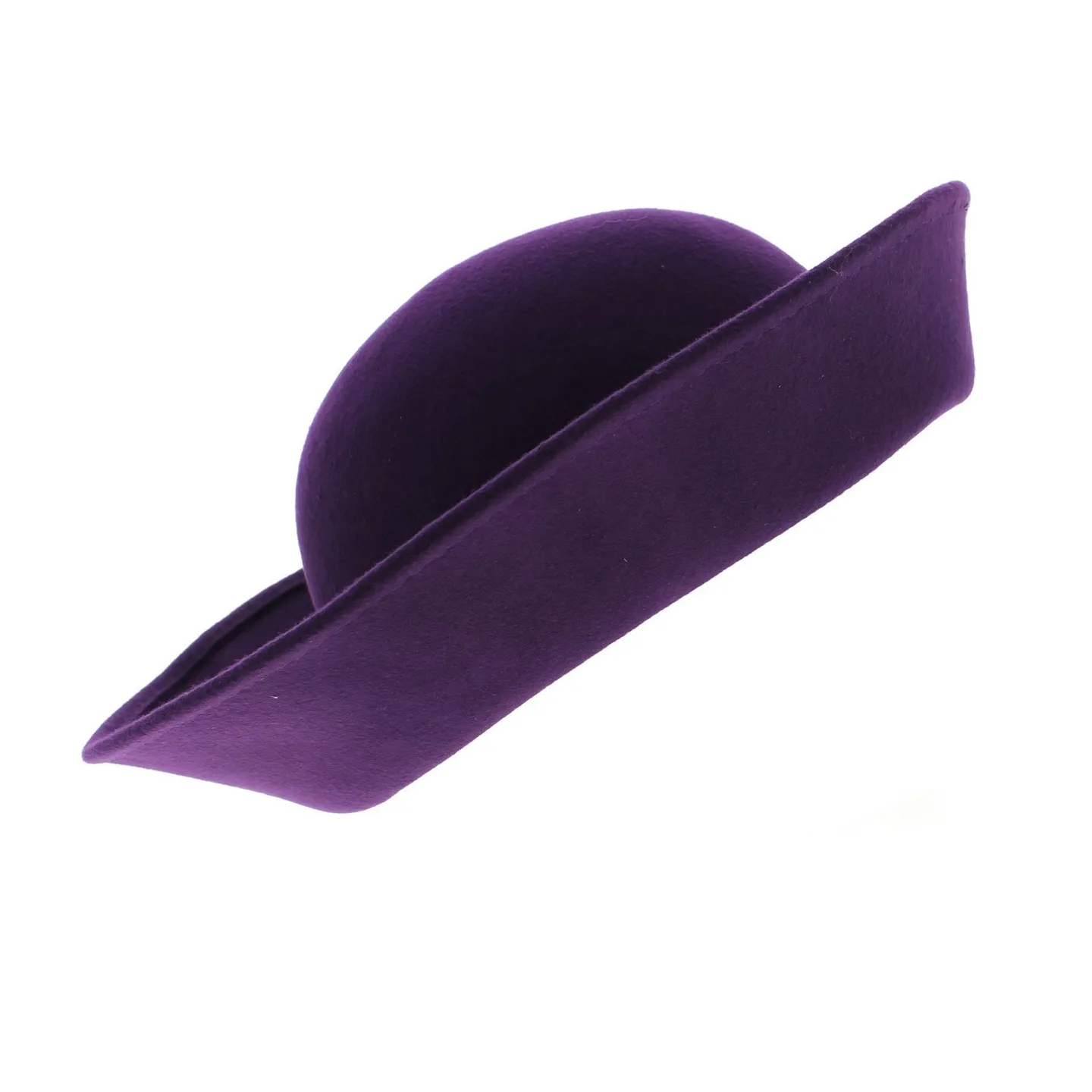 Chapeau Cloche Multi-Formes Feutre laine Prune - Scala Reference : 6394 | Chapellerie Traclet