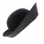 Multi-Shape Cloche Hat Wool Felt Anthracite - Scala