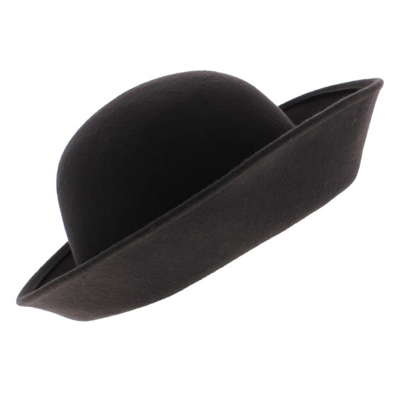Chapeau Cloche Multi-Formes Feutre laine Marron - Scala