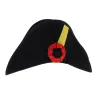 Bicorne 1er Empire feutre laine noir - Traclet Reference : 6405 | Chapellerie Traclet