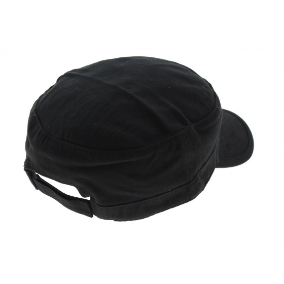 Casquette Army Tank Cubaine Noire Coton - Traclet