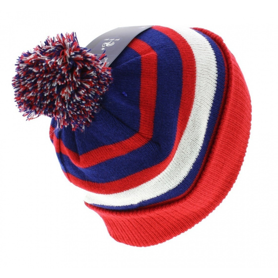 Official FFF beanie with pom-pom & Tricolor Stripes