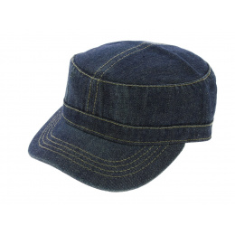 Army Cap Dirty Denim Faded Jean - Atlantis