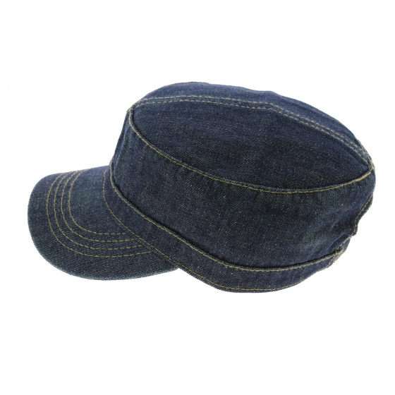 Casquette Army Dirty Denim Jean Délavé - Atlantis