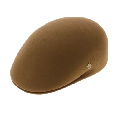 Curved Fur Felt Cap Camel - Guerra Reference: 6413 | Chapellerie Traclet