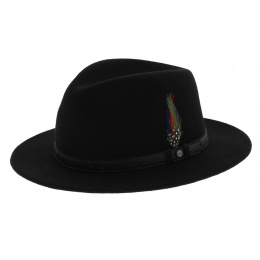 Stetson Traveler Hat - Pitman black