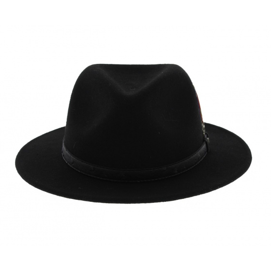 Chapeau Traveller Stetson - Pitman noir Chapeau Traveller Stetson - Pitman noir