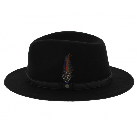 Chapeau Traveller Stetson - Pitman noir Chapeau Traveller Stetson - Pitman noir