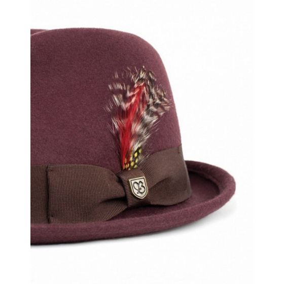 Chapeau Trilby Brixton - Gain Maroon