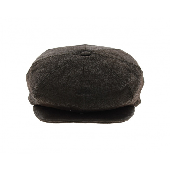 Newsboy Cap - Many Antic Leather brown