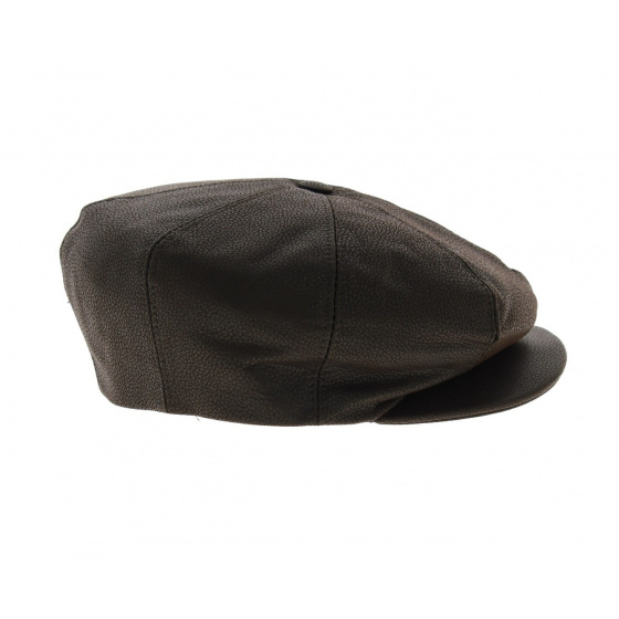 Casquette Gavroche - Many Antic Leather marron