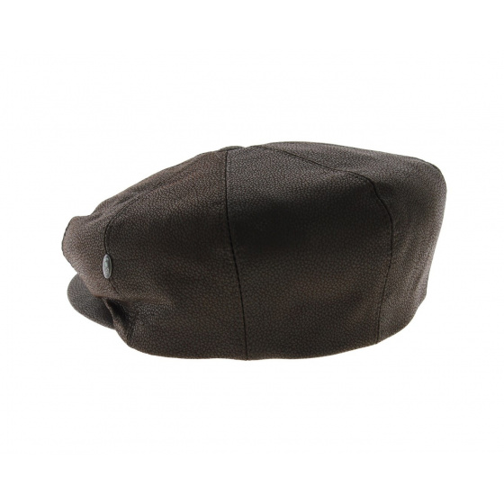 Newsboy Cap - Many Antic Leather brown
