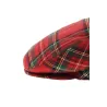 Flat Cap - Red Tartan Reference: 5460 | Chapellerie Traclet