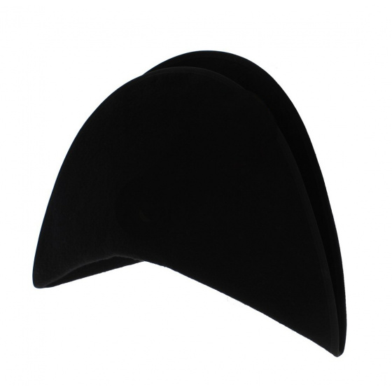 Wool Felt Collapsible Bicorn Made In France - Traclet
