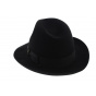 Black Beaver Fur Felt Hat Beaver - Borsalino