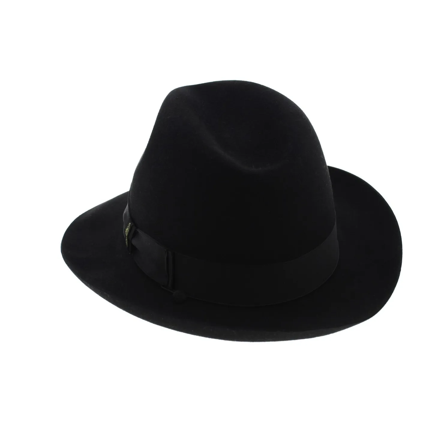 Chapeau Feutre Poil de Castor Noir Beaver - Borsalino Reference : 6425 | Chapellerie Traclet