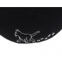Embroidered Beret - Cat and its paws