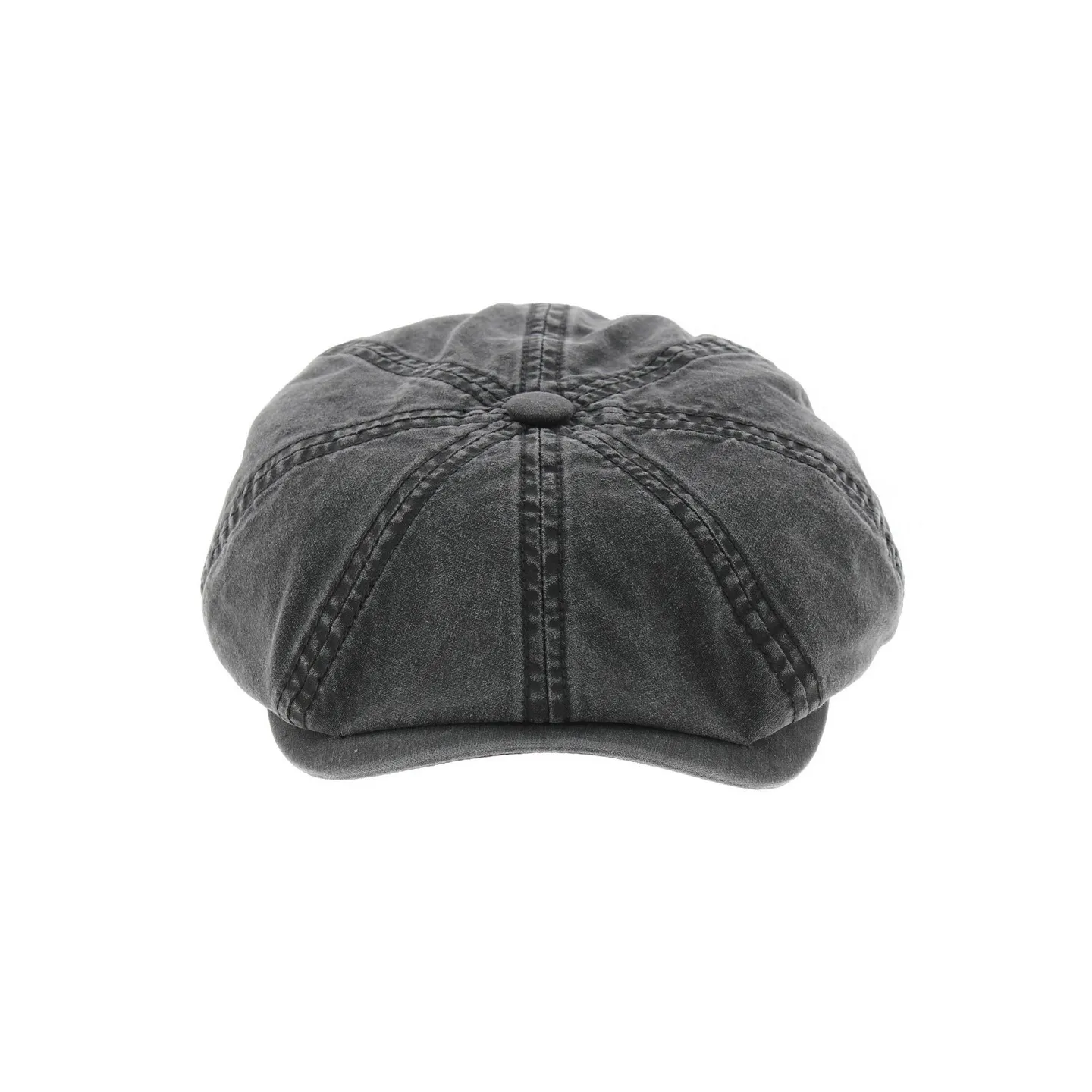 Casquette Hatteras coton biologique noir - Stetson Reference : 2114 | Chapellerie Traclet