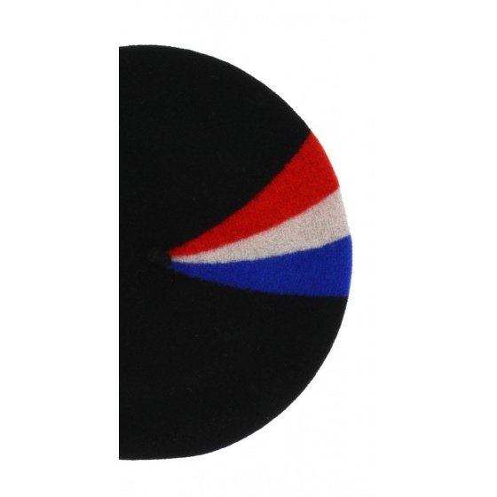 Béret Patriote Noir - Le Béret Français Béret Patriote Noir - Le Béret Français
