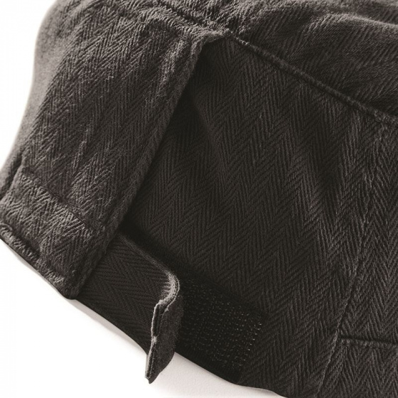 Casquette Army Abrams Chevronnée Noire