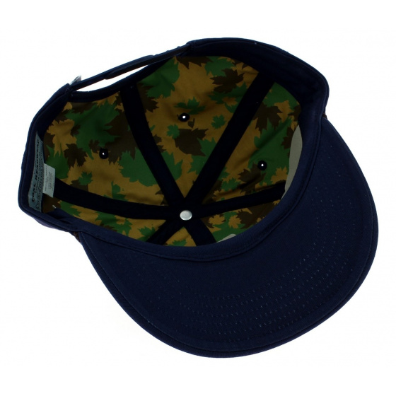 Flat visor cap The Wilderness Blue - Coal