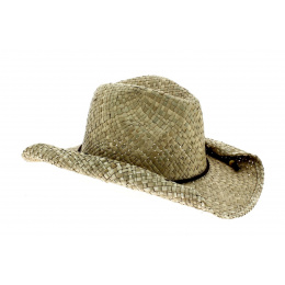 Chapeau Cowboy Paille Naturelle - Traclet