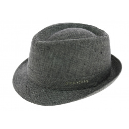 Osceola trilby hat in black linen Stetson