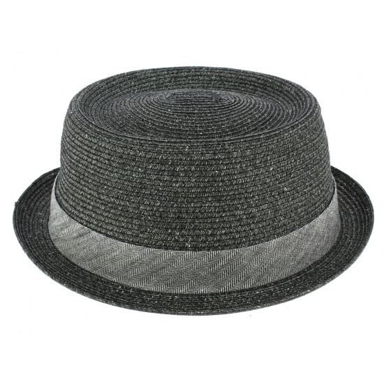 Chapeau Porkpie Robston Toyo Anthracite - Stetson