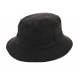 Brown Waxed Cotton Grolise Bucket Hat