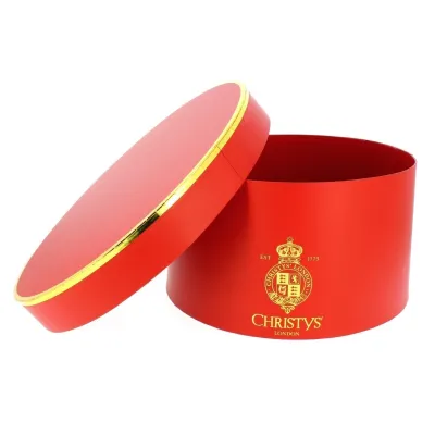 Boite à chapeaux Classique Rouge Small - Christys Reference : 6569 | Chapellerie Traclet