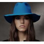 Traveller Inglis Electric Blue Wool Felt Hat - Bailey