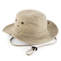 Australian Cotton Bucket Hat Beige UPF 50+