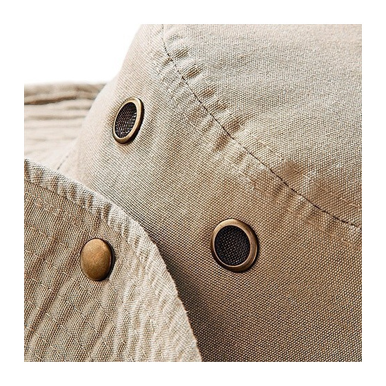 Australian Cotton Bucket Hat Beige UPF 50+