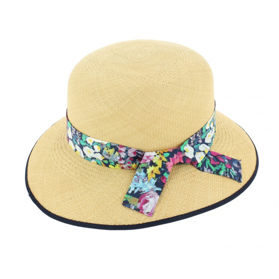 Chapeau Cloche Eleanor Panama Naturel - Christys