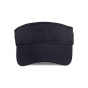 Visor cap - Black cotton