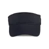 Classic visor cap - Black cotton Reference: 1300 | Traclet Hat Shop
