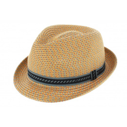 Multicolored Trilby / Porkpie Mannes Hat - Bailey