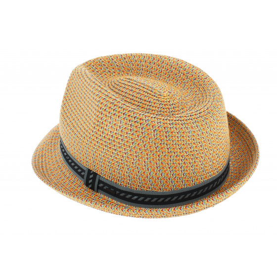 Multicolored Trilby / Porkpie Mannes Hat - Bailey