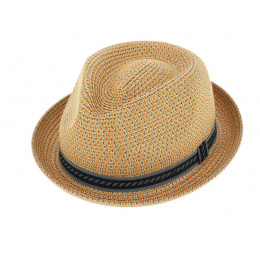Bailey Mannes Trilby Hat Navy Multi
